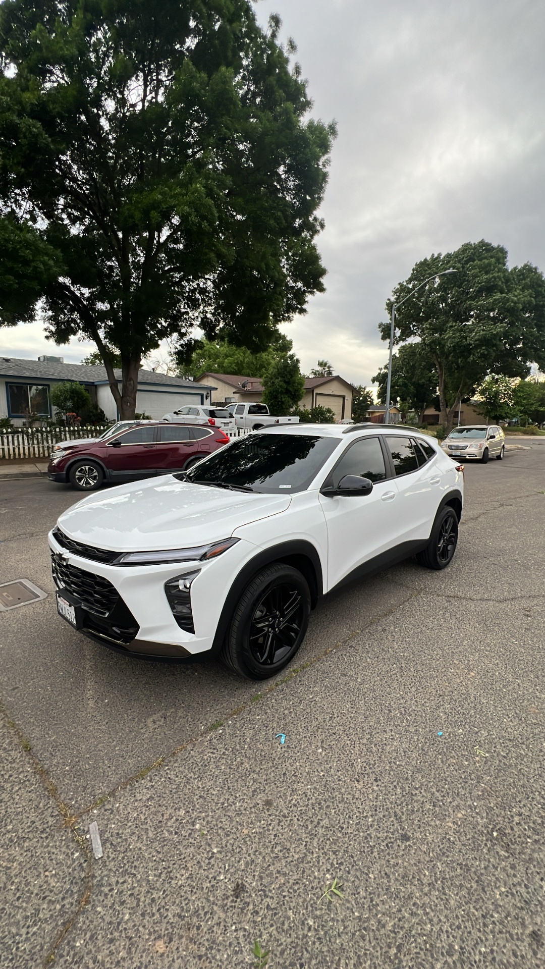 White Chevrolet Trax with ceramic window tint installed by Tint Dynamics in Merced, CA